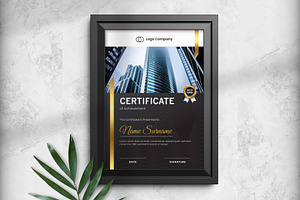 Certificate Template, a Stationery Template by Panen Creative