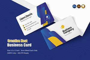 Creative Nest - Business Card, a Business Card Template by Esensifiksi.studio