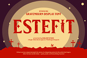 Estefit - Halloween Gothic Font, a Serif Font by Casloop Studio (Thumbnail 1 of 10)