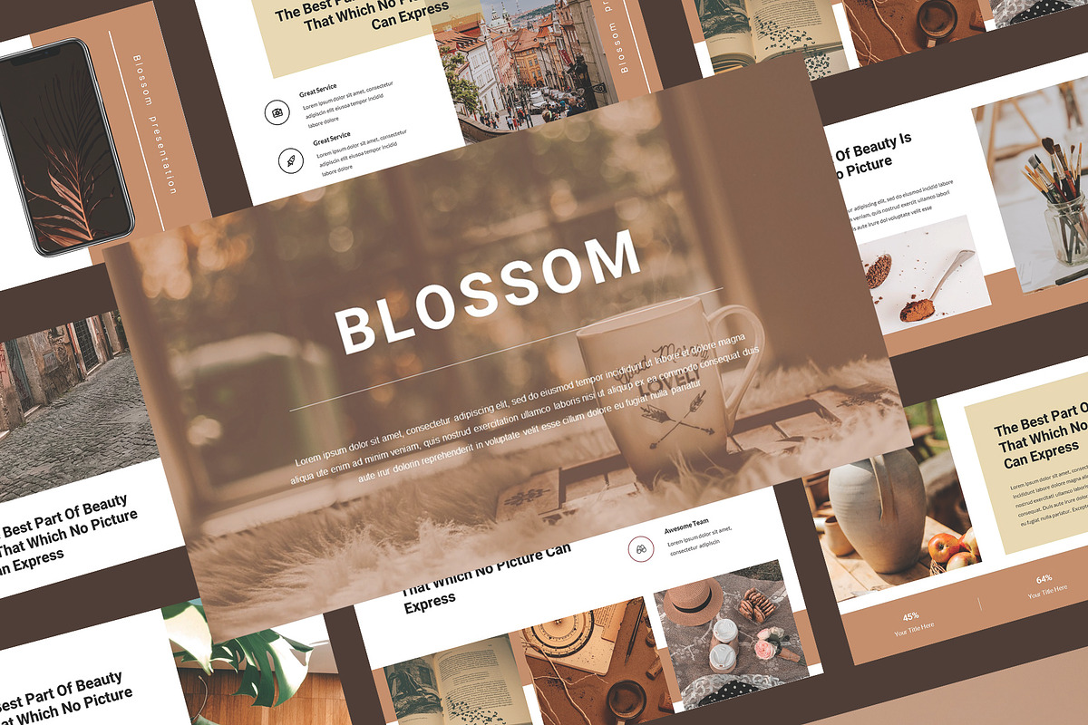 Blossom - powerpoint template, a Presentation Template by riz creative studio (Photo 2 of 6)