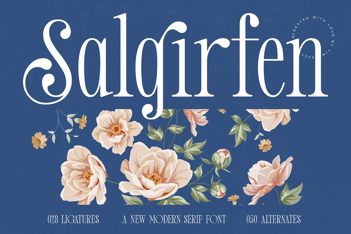Salgirfen Modern Serif Font, a Serif Font by timelesstype.co (Photo 1 of 20)