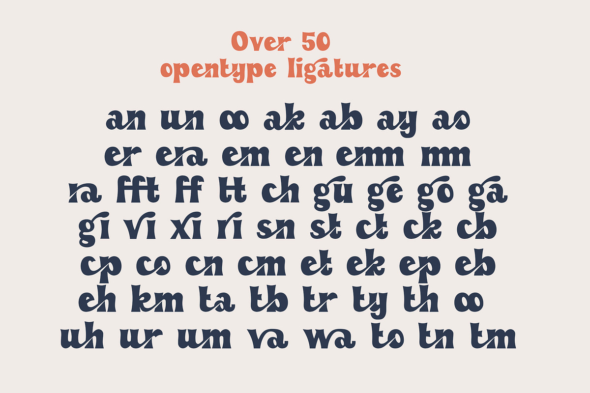 Retro Vibes | Vintage Bold Font, a Sans Serif Font by Anna Zakharchenko (Photo 19 of 21)