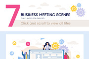 Business Meeting Vector Scenes, a Person Illustration by Tera Vector (Thumbnail 2 of 2)