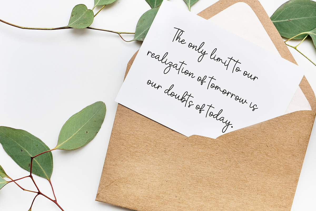 Nature | Script Font, a Handwritten Font by Scratchones (Photo 5 of 9)