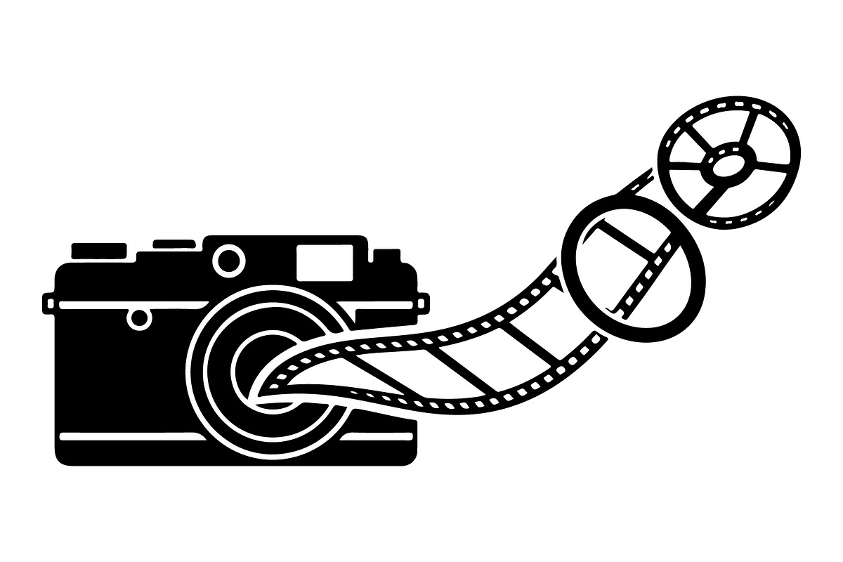 Vintage Camera Film Silhouette, an Object Illustration by yasushie (Photo 22 of 31)