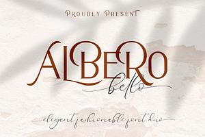 Alberobello // Fashionable Font Duo