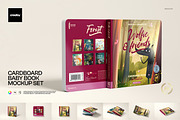 Cardboard Baby book Mockup Set, a Books & Magazine Mockup by creatsy5 (Thumbnail 1 of 14)