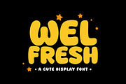 Welfresh, a Font by khurasan (Thumbnail 1 of 5)