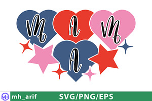 Mother's Day Mama SVG PNG Design, a Graphic by mh_arif