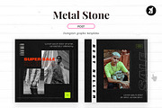 Metal stone social media graphic, a Social Media Template by Chanut is industries (Thumbnail 2 of 11)