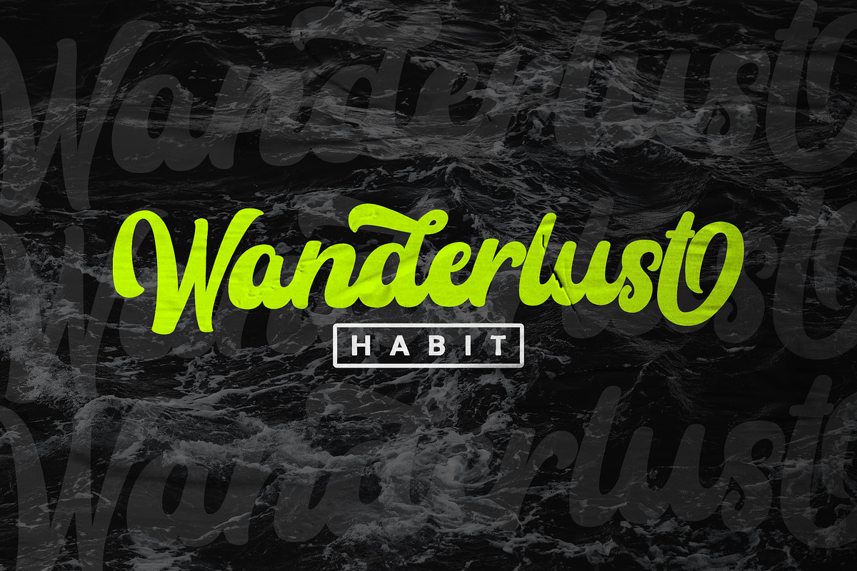 Rayhue - Retro Bold Script Font preview 8