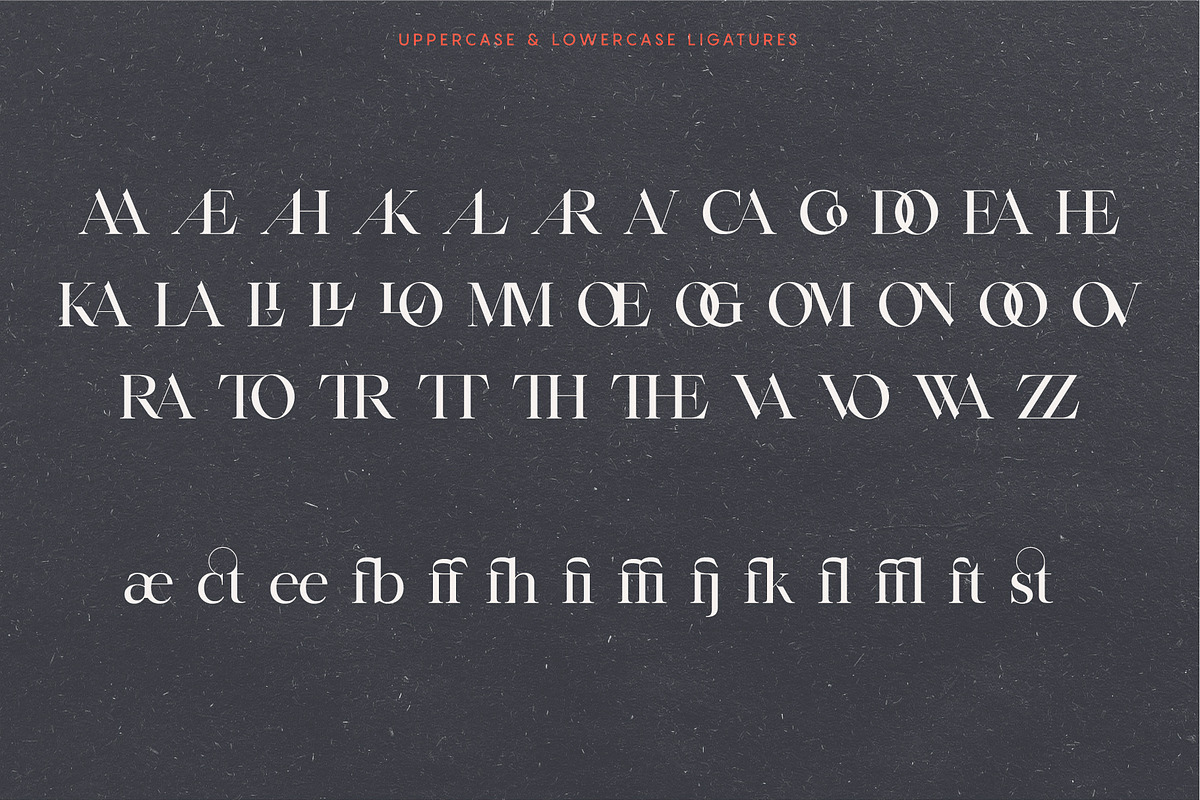 Belize - Stylish Ligature Serif Font preview 8