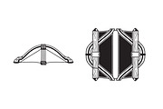 Crossbow Vector Icon Set, an Object Graphic by Billah Hub (Thumbnail 1 of 3)