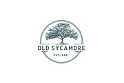 old tree logo design, an Object Graphic by e-artdesign (Thumbnail 2 of 2)