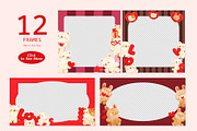 Cute Animal in Love Digital Painting, an Animal Illustration by CreativeValuation (Thumbnail 4 of 12)