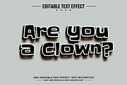 Clown editable text effect template, a Layer Style Add-On by nicemorning (Thumbnail 1 of 3)