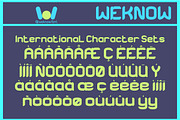 Drift Space font, a Font by weknow (Thumbnail 8 of 8)