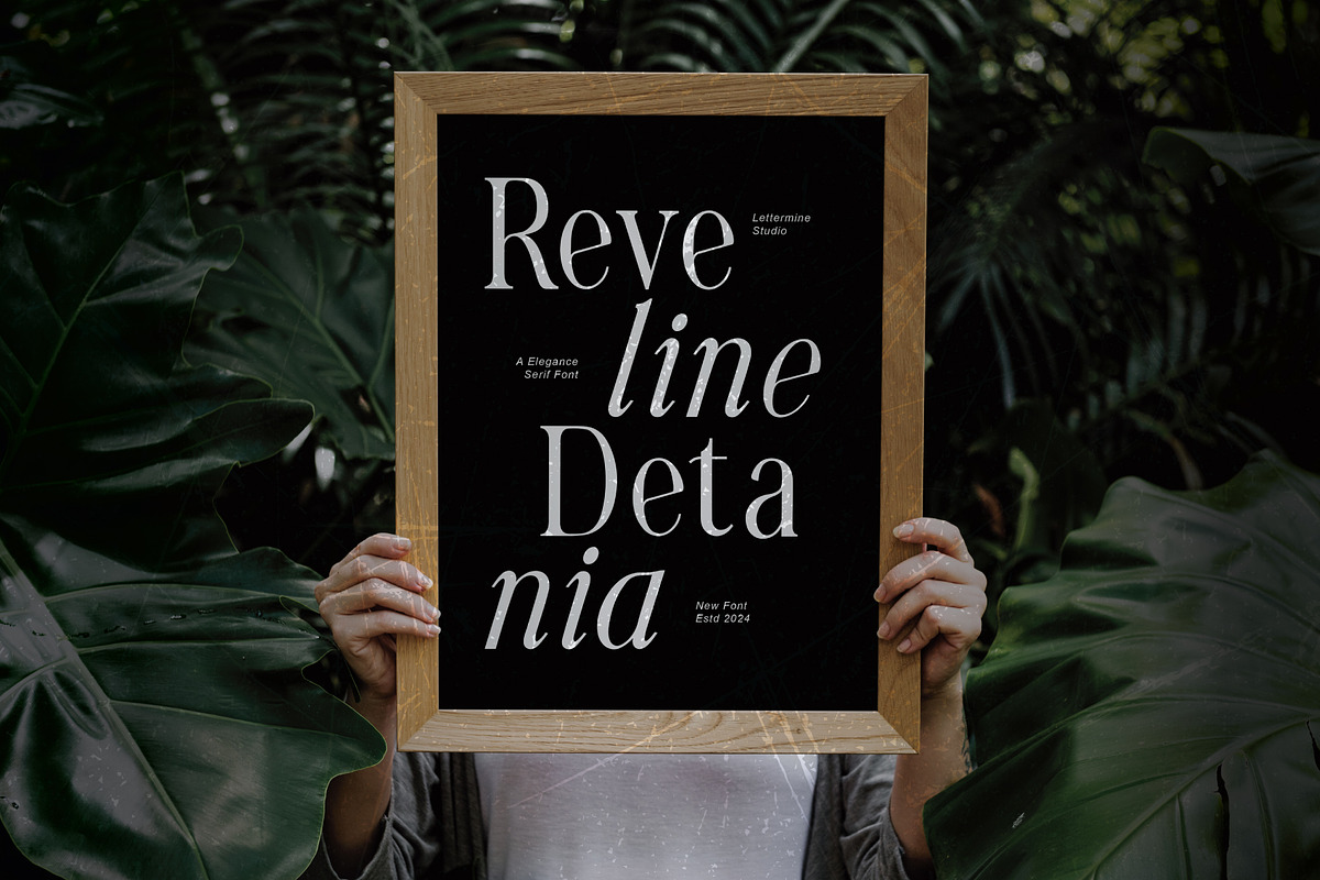 Reveline Detania - Elegant Serif, a Serif Font by Lettermine (Photo 5 of 10)