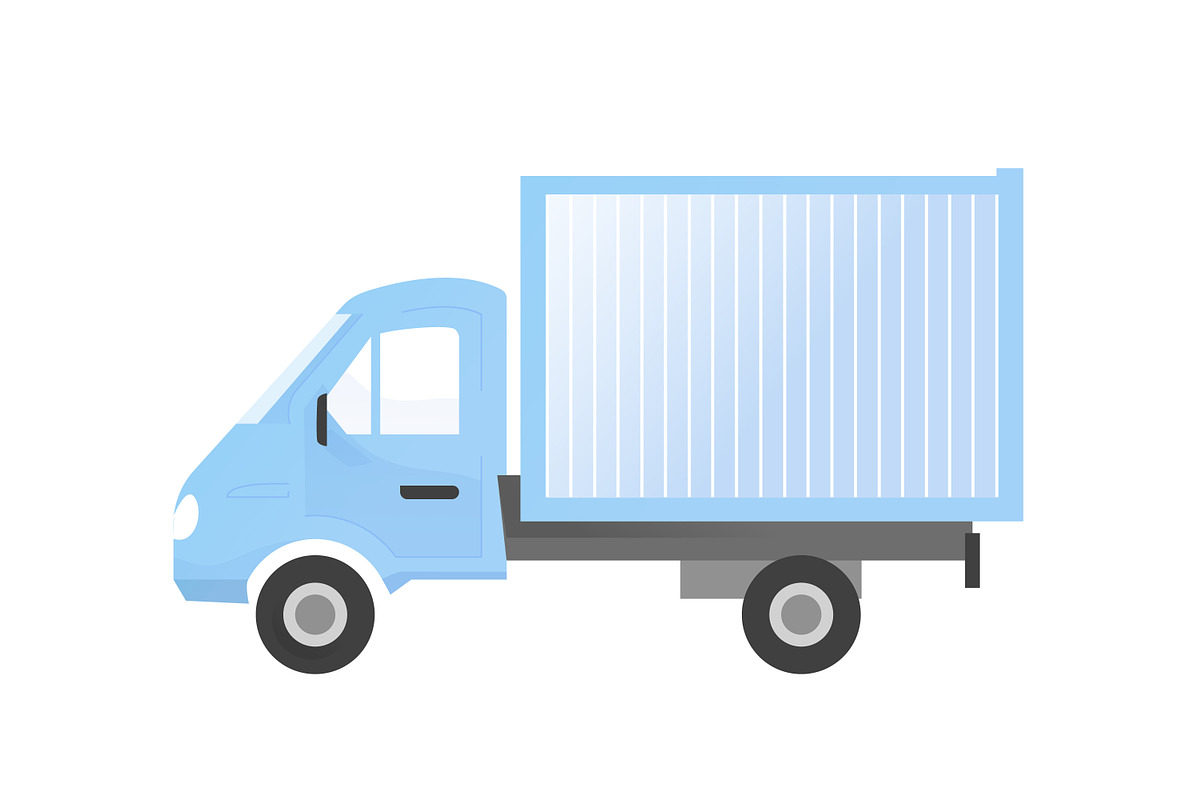 Relocation truck, a Transportation Illustration by Good Studio (Photo 2 of 3)