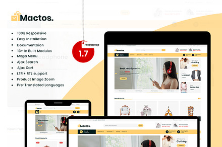 Mactos - Mega Store PrestaShop Theme