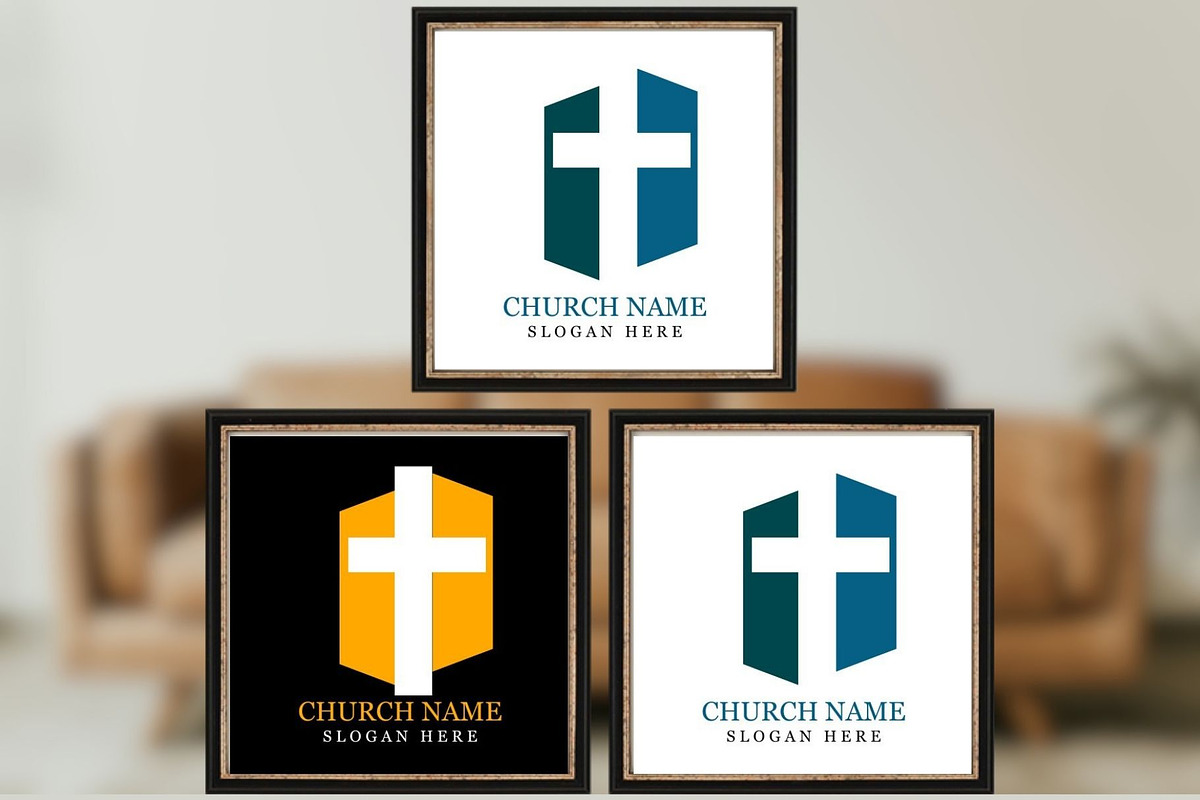 Premium Church Brand Logo Design, a Branding & Logo Template by Mishek Munene (Photo 2 of 9)