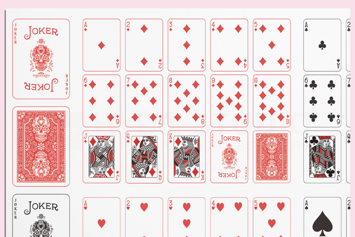 Poker Playing Cards Vector, an Illustration by HYDNSTUDIO (Photo 3 of 4)