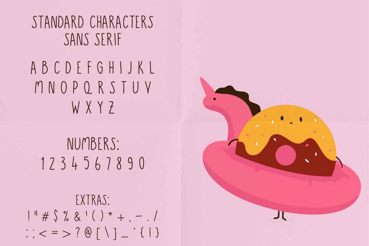 Strawberry Love: a font duo preview 4