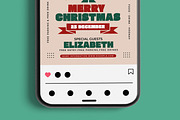 Christmas Party Flyer Layout, a Flyer Template by ContestDesign (Thumbnail 3 of 4)