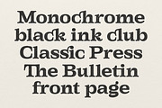 Gts Prase - Bold Serif, a Serif Font by Graptail (Thumbnail 4 of 11)