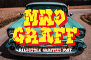 MWD Graff - Wildstyle Graffiti Font, a Font by Prioritype Co (Thumbnail 1 of 6)