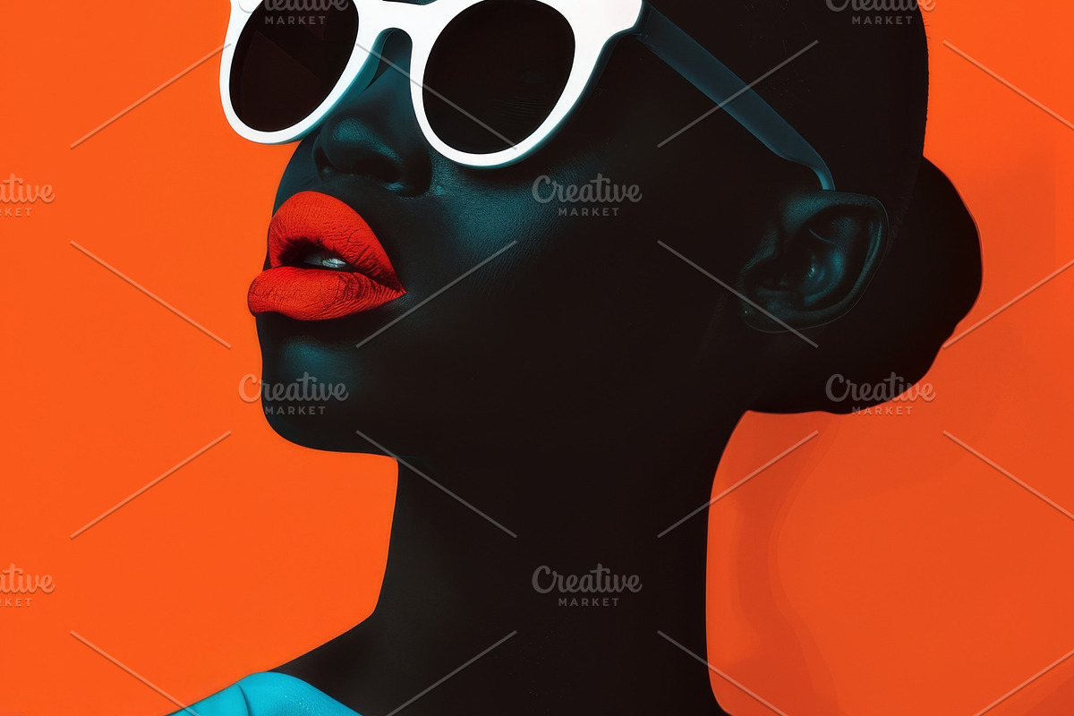109 Fashion models in sunglasses, a Beauty & Fashion Photo by Handmadefont (Photo 13 of 113)