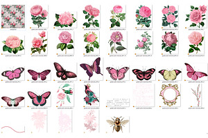 Garden Pink Memories Clipart