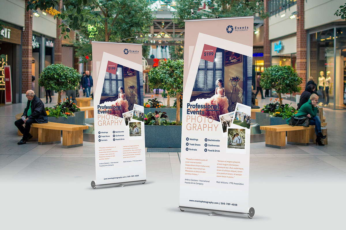 Photography Roll-Up Banner Template, a Flyer Template by floringheorghe (Photo 2 of 4)