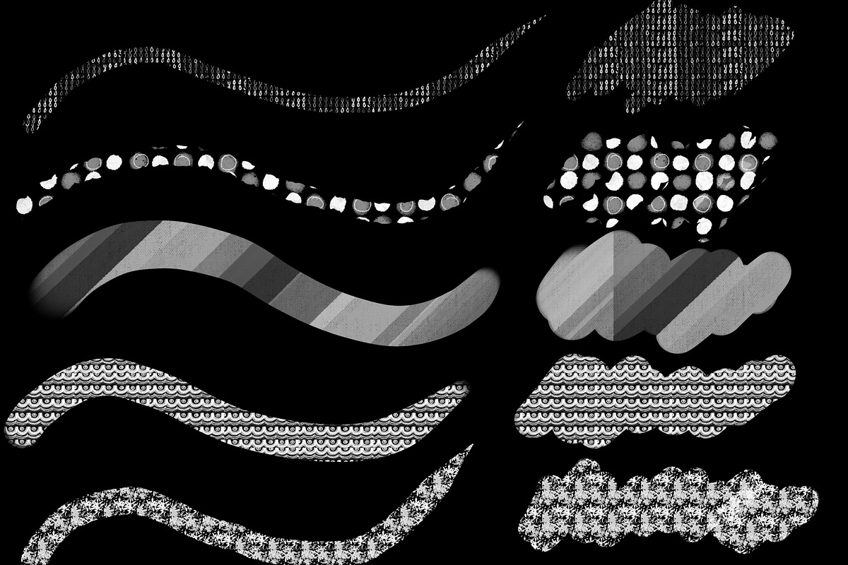30 Procreate Textured Brushes, a Brush Add-On by Li Zamperini (Photo 2 of 8)
