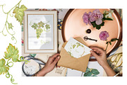 Watercolor Grapes, a Food Illustration by MayaNavits (Thumbnail 5 of 15)