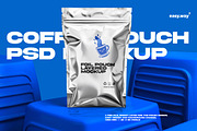 Pouch on Podiums PSD Mockup, a Mockup by easy.way (Thumbnail 1 of 6)