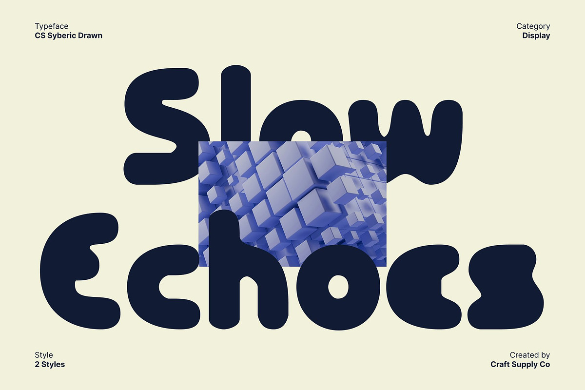 CS Syberic Drawn, a Sans Serif Font by Craft Supply Co. (Photo 3 of 8)