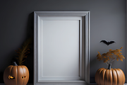 Halloween Frame Mockup, a Print Template by Ali's Designs (Thumbnail 2 of 5)