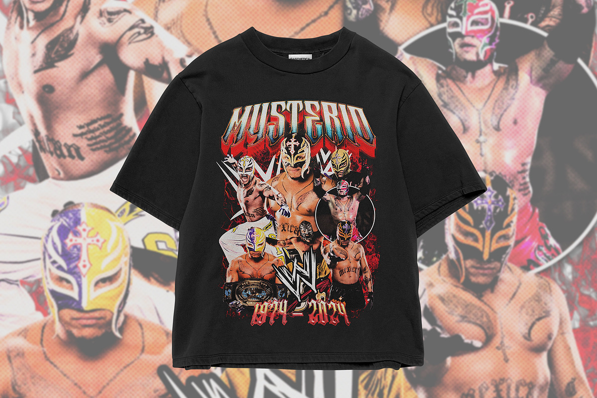 Bootleg Vintage Rey Mysterio T-Shirt, an Object Graphic by Cmd Project (Photo 5 of 11)