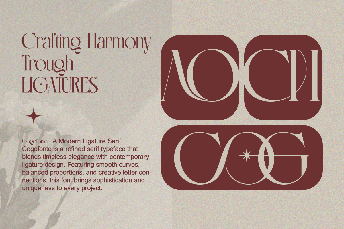 Cogofonte - Modern Geometric Serif, a Serif Font by Qweera Studio (Photo 3 of 12)