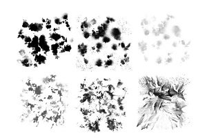 Procreate Ink Blot Brushes Vol 2