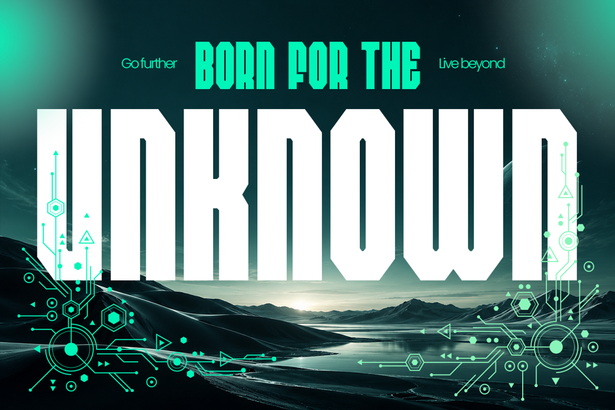 Brawnex Futuristic Condensed Font, a Sans Serif Font by Vadovastd (Photo 4 of 11)