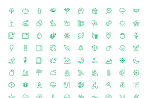 125 Nature And Ecology Icons