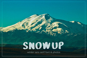 SnowUP Brush Font