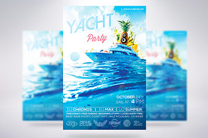 Yacht Party Flyer