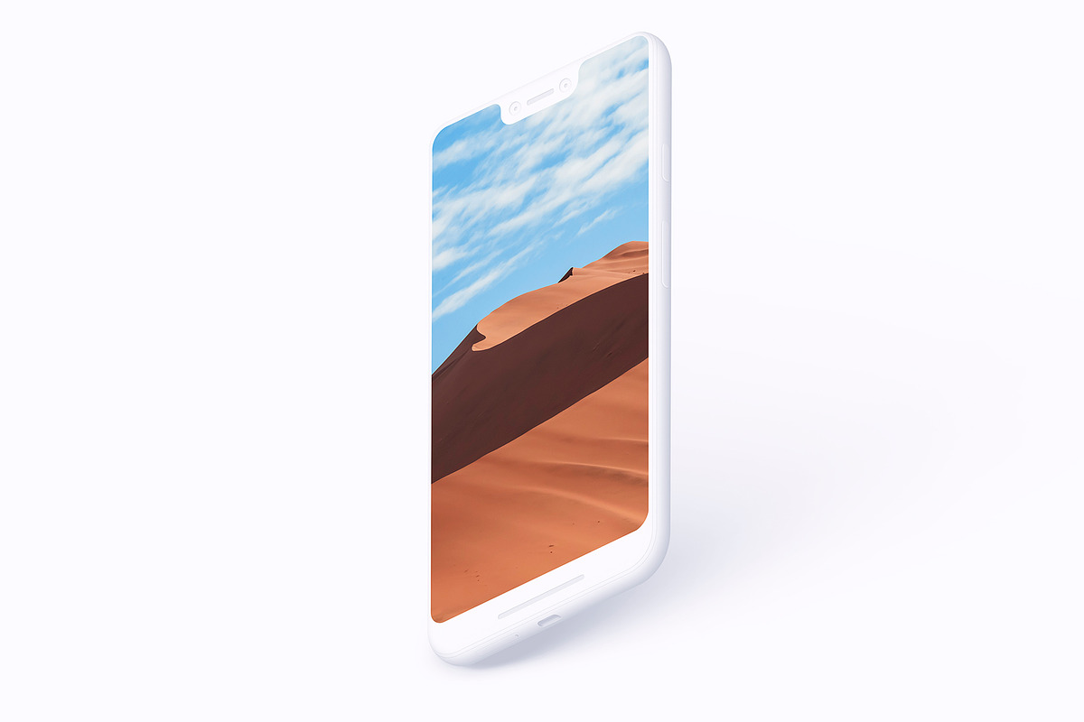Pixel 3XL - 21 Clay Mockups - PSD, an iPhone Mockup by Asylab (Photo 49 of 73)