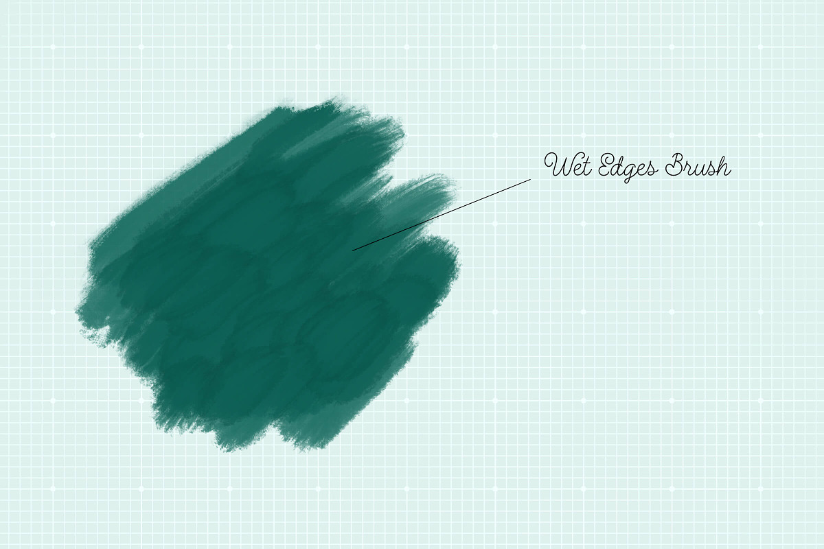 Procreate Acrylic Gouache Brush 16x, a Brush Add-On by Esther Nariyoshi (Photo 6 of 9)