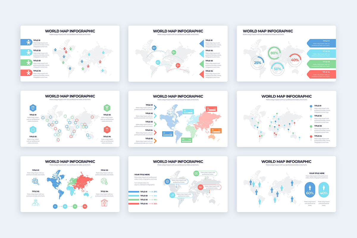 World Maps Keynote Templates, a Presentation Template by Slidesmash (Photo 3 of 4)
