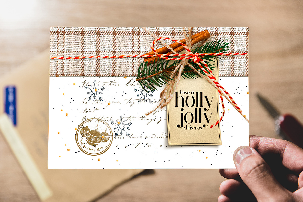 Vintage Christmas Invitation Cards, an Invitation Template by Marie T (Photo 6 of 7)