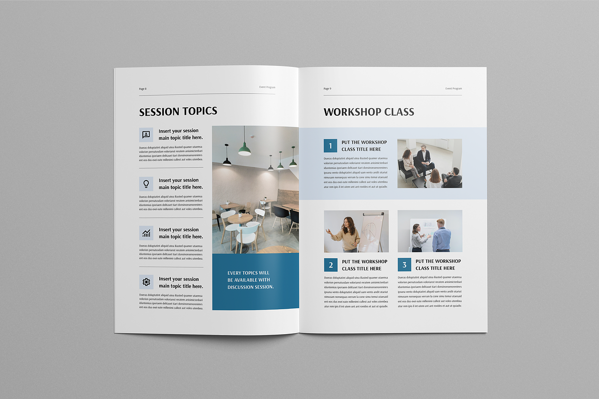 Event Program Brochure, a Brochure Template by Leaflove (Photo 5 of 10)